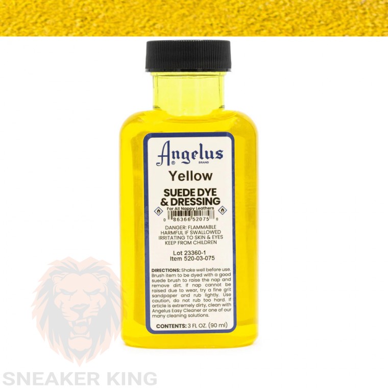 Барвник для замші Angelus Yellow suede dye (жовтий) made in USA
